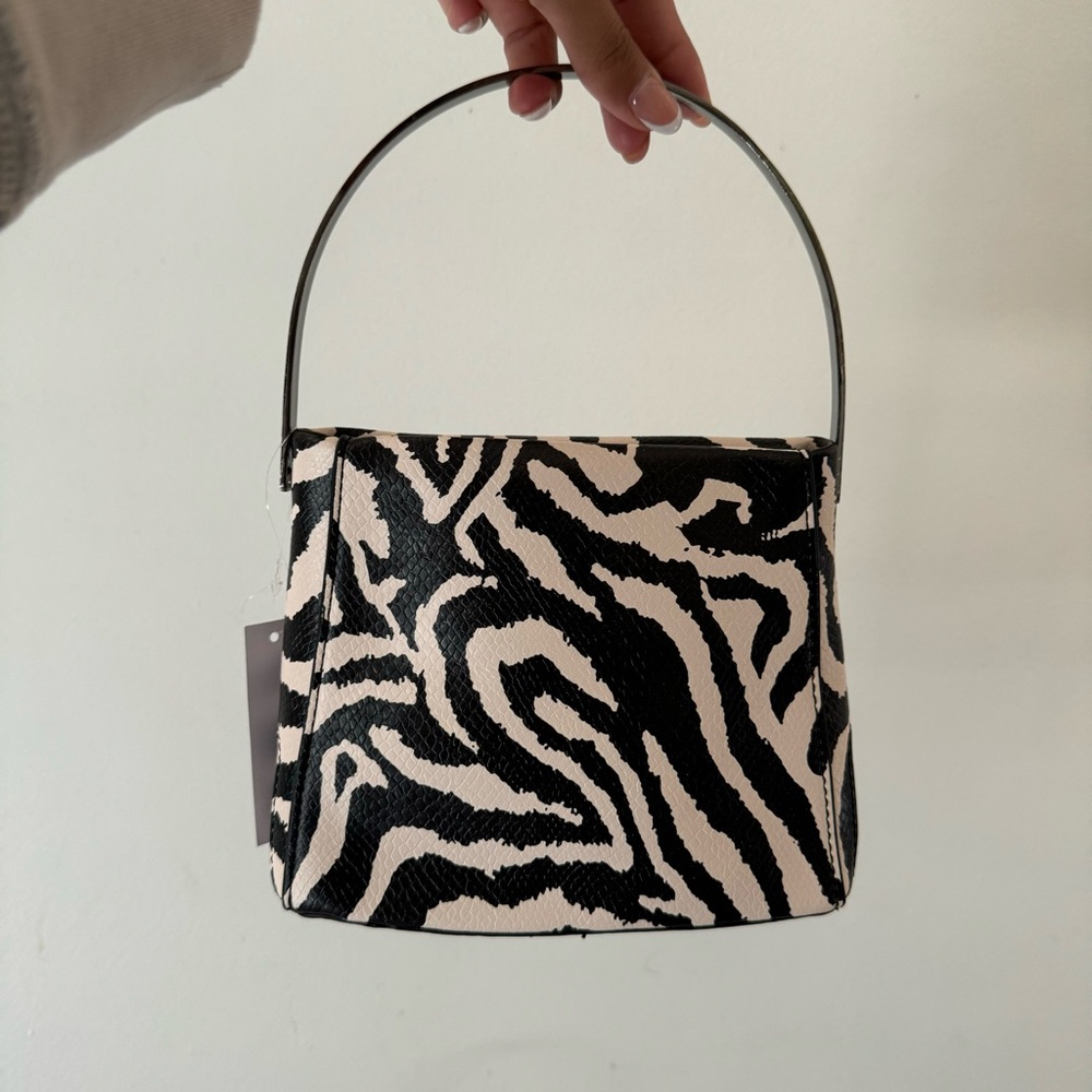 topshop mini purse zebra print